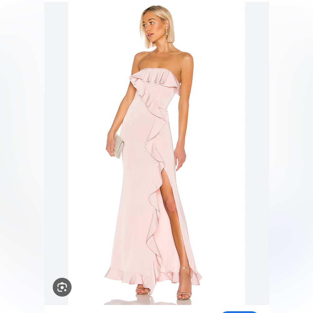 NBD pink maxi gown, size: S, never worn and with tags
